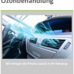 Ozonbehandlung Auto